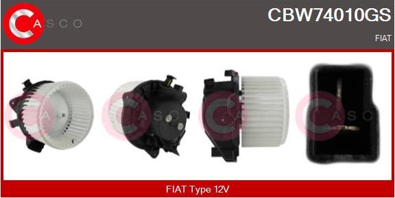 Casco CBW74010GS - Вентилятор салону autozip.com.ua