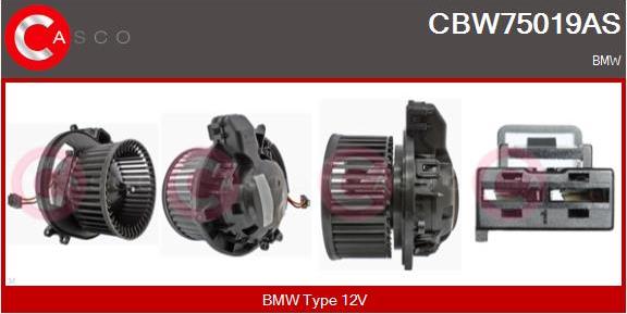 Casco CBW75019AS - Вентилятор салону autozip.com.ua