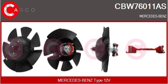 Casco CBW76011AS - Вентилятор салону autozip.com.ua