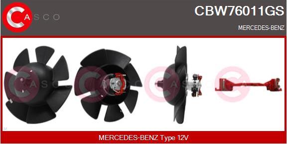 Casco CBW76011GS - Вентилятор салону autozip.com.ua
