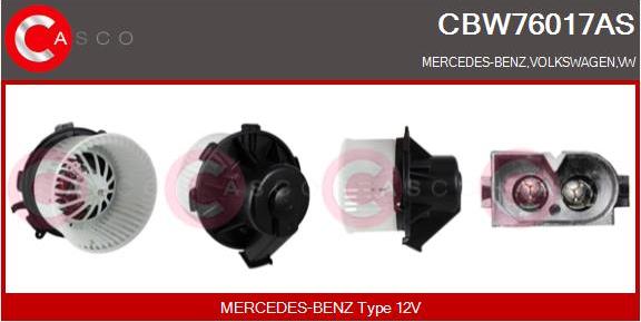 Casco CBW76017AS - Вентилятор салону autozip.com.ua