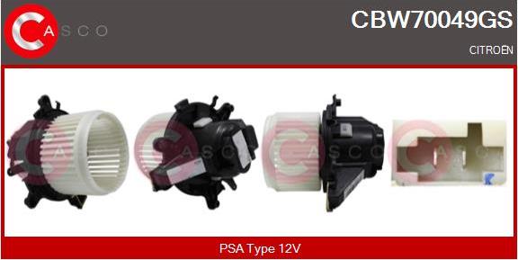 Casco CBW70049GS - Вентилятор салону autozip.com.ua