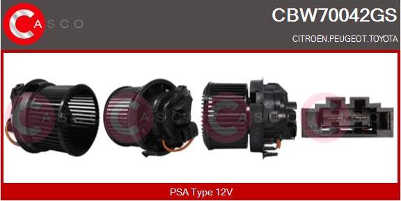 Casco CBW70042GS - Вентилятор салону autozip.com.ua