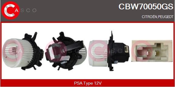 Casco CBW70050GS - Вентилятор салону autozip.com.ua