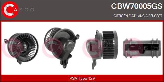 Casco CBW70005GS - Вентилятор салону autozip.com.ua