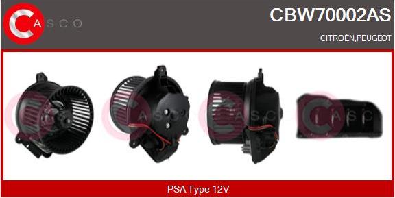 Casco CBW70002AS - Вентилятор салону autozip.com.ua