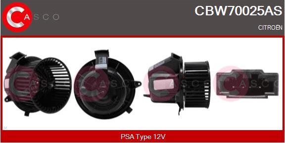Casco CBW70025AS - Вентилятор салону autozip.com.ua