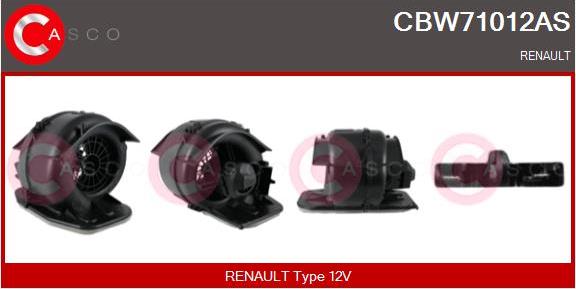 Casco CBW71012AS - Вентилятор салону autozip.com.ua