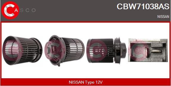 Casco CBW71038AS - Вентилятор салону autozip.com.ua