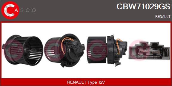 Casco CBW71029GS - Вентилятор салону autozip.com.ua