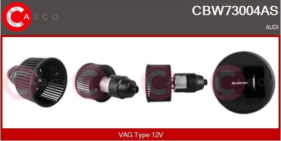 Casco CBW73004AS - Вентилятор салону autozip.com.ua