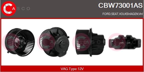 Casco CBW73001AS - Вентилятор салону autozip.com.ua