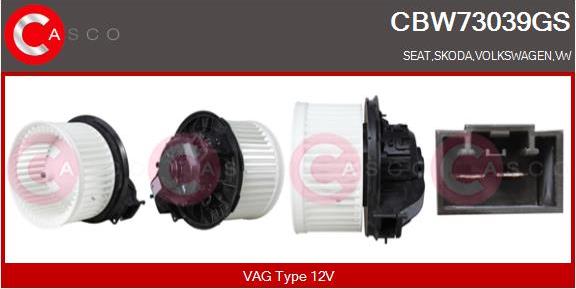 Casco CBW73039GS - Вентилятор салону autozip.com.ua