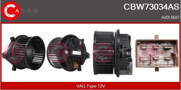 Casco CBW73034AS - Вентилятор салону autozip.com.ua