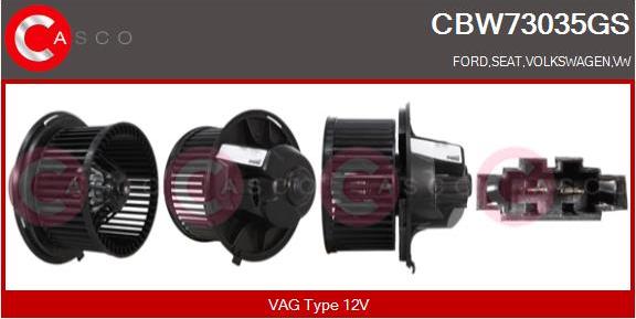 Casco CBW73035GS - Вентилятор салону autozip.com.ua