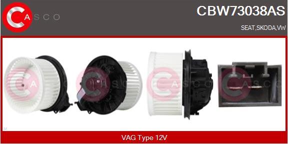 Casco CBW73038AS - Вентилятор салону autozip.com.ua