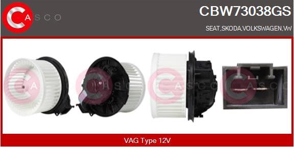 Casco CBW73038GS - Вентилятор салону autozip.com.ua