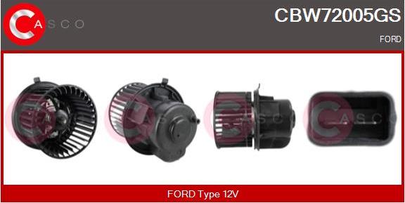 Casco CBW72005GS - Вентилятор салону autozip.com.ua