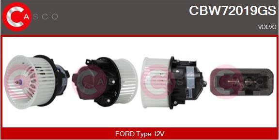 Casco CBW72019GS - Вентилятор салону autozip.com.ua