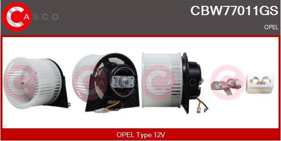 Casco CBW77011GS - Вентилятор салону autozip.com.ua