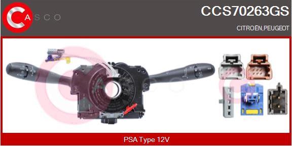 Casco CCS70263GS - Вимикач на рульовій колонці autozip.com.ua