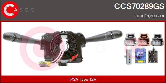 Casco CCS70289GS - Вимикач на рульовій колонці autozip.com.ua