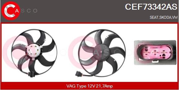 Casco CEF73342AS - Вентилятор, охолодження двигуна autozip.com.ua