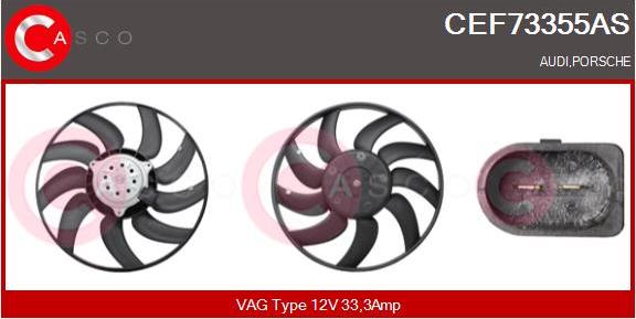 Casco CEF73355AS - Вентилятор, охолодження двигуна autozip.com.ua