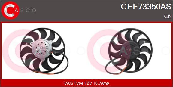 Casco CEF73350AS - Вентилятор, охолодження двигуна autozip.com.ua