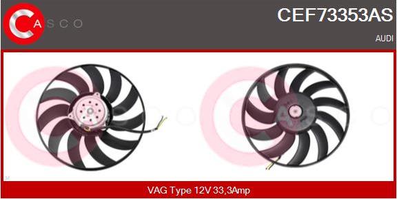 Casco CEF73353AS - Вентилятор, охолодження двигуна autozip.com.ua