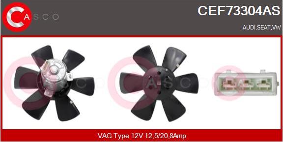 Casco CEF73304AS - Вентилятор, охолодження двигуна autozip.com.ua