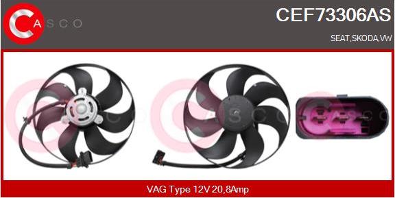 Casco CEF73306AS - Вентилятор, охолодження двигуна autozip.com.ua
