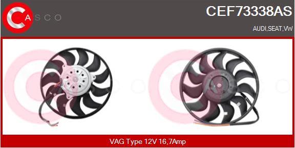 Casco CEF73338AS - Вентилятор, охолодження двигуна autozip.com.ua