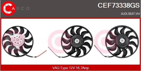 Casco CEF73338GS - Вентилятор, охолодження двигуна autozip.com.ua