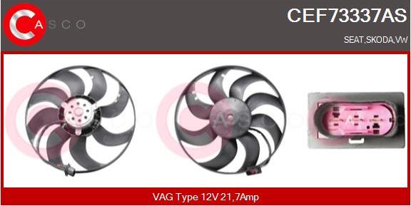 Casco CEF73337AS - Вентилятор, охолодження двигуна autozip.com.ua