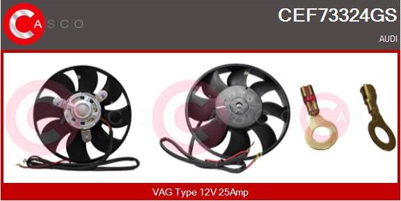 Casco CEF73324GS - Вентилятор, охолодження двигуна autozip.com.ua