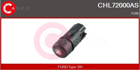 Casco CHL72000AS - Покажчик аварійної сигналізації autozip.com.ua