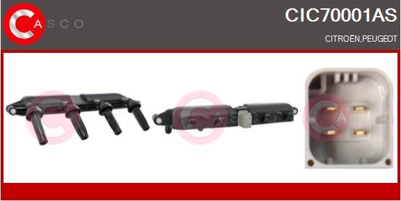 Casco CIC70001AS - Котушка запалювання autozip.com.ua