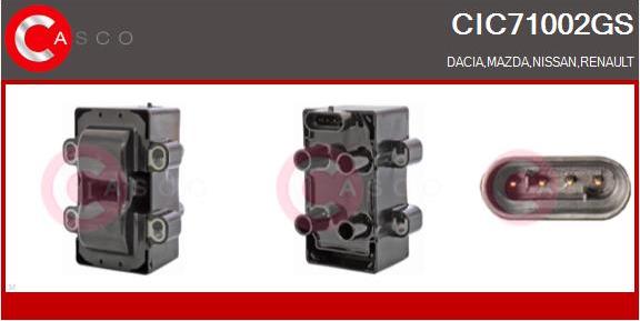 Casco CIC71002GS - Котушка запалювання autozip.com.ua