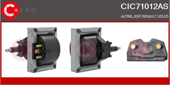 Casco CIC71012AS - Котушка запалювання autozip.com.ua
