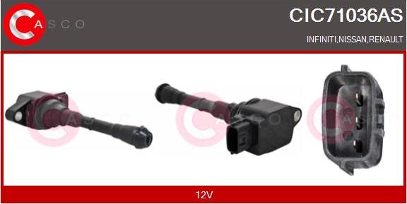 Casco CIC71036AS - Котушка запалювання autozip.com.ua