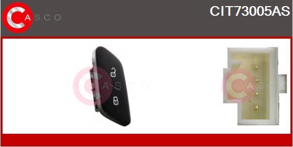 Casco CIT73005AS - Вимикач, фіксатор двері autozip.com.ua