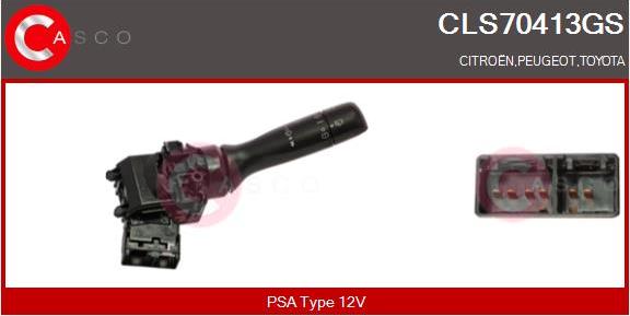 Casco CLS70413GS - Вимикач на рульовій колонці autozip.com.ua
