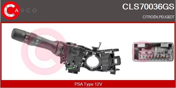 Casco CLS70036GS - Вимикач на рульовій колонці autozip.com.ua