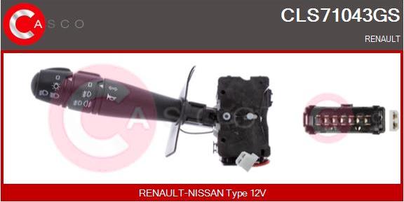 Casco CLS71043GS - Вимикач на рульовій колонці autozip.com.ua