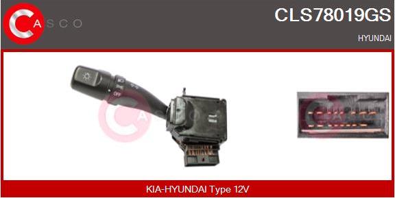 Casco CLS78019GS - Вимикач на рульовій колонці autozip.com.ua