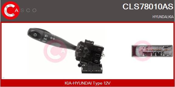 Casco CLS78010AS - Вимикач на рульовій колонці autozip.com.ua