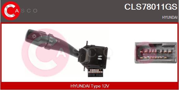 Casco CLS78011GS - Вимикач на рульовій колонці autozip.com.ua