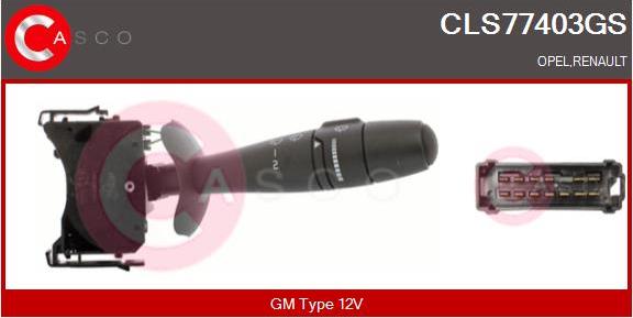 Casco CLS77403GS - Вимикач на рульовій колонці autozip.com.ua