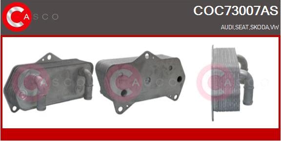 Casco COC73007AS - Масляний радіатор, моторна олія autozip.com.ua